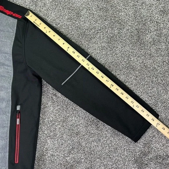 Snap-On Tools Equalizer Insulated Jacket Mens XL Gray Black Red Accents Workwear - Picture 14 of 15